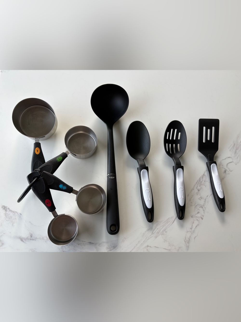 Oxo and Xtrema Kitchen Tools Set (Serving Utensils and Measuring Cups)